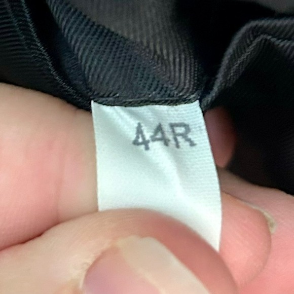 Vintage Silver Cloud Cashmere Blend Coat Men 44R Charcoal Gray Long Length Dress - Picture 11 of 11